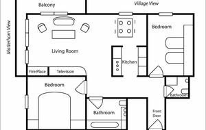 Matterhorn View Apartment - Zermatt, Switzerland