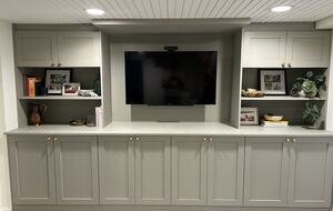 Basement tv area
