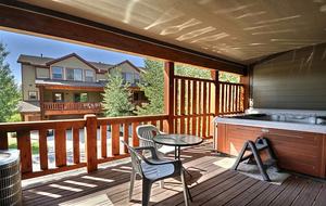 Deck with Hot Tub