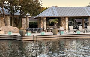 Waterfront Luxury on Lake LBJ | Dock, Outdoor Kitchen & Sunset Views - Horseshoe Bay, Texas