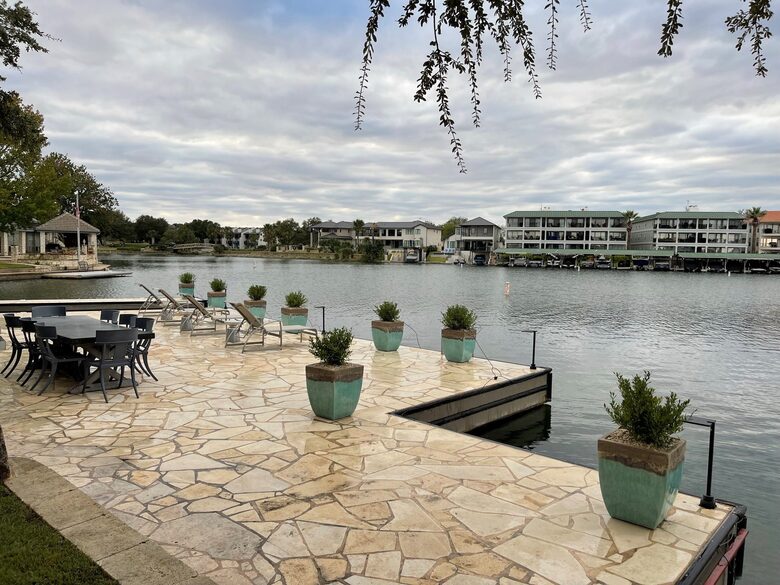 Waterfront Luxury on Lake LBJ | Dock, Outdoor Kitchen & Sunset Views - Horseshoe Bay, Texas