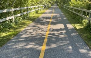 Shining Sea Bikeway by the house