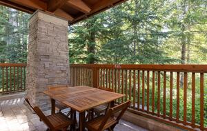 Large Deck with forest views