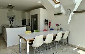 Kitchen with dining area