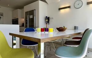 Kitchen with dining area