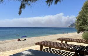 Beachfront Island Villa with Panoramic Aegean Views - Agios Isidoros, Greece