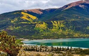 Turquoise Lake in Fall