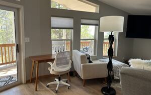 Desk and chair for computer