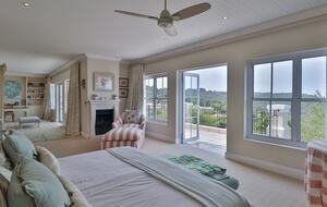 Top Floor - Master Bedroom and Balcony (Fireplace) (Bedroom 1)