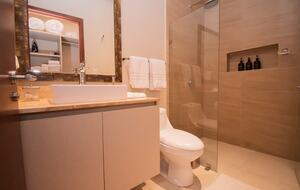 2nd Bedroom Ensuite Bath with Shower