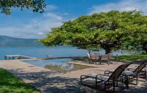 Villa Compound in Volcanic Crater Lake in El Salvador - Lago de Coatepeque, Santa Ana, El Salvador