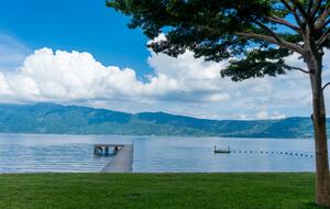 Villa Compound in Volcanic Crater Lake in El Salvador - Lago de Coatepeque, Santa Ana, El Salvador