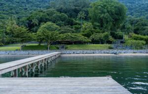 Villa Compound in Volcanic Crater Lake in El Salvador - Lago de Coatepeque, Santa Ana, El Salvador