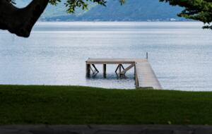 Villa Compound in Volcanic Crater Lake in El Salvador - Lago de Coatepeque, Santa Ana, El Salvador