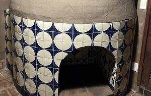 Talavera kitchen's oven