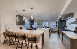 Gourmet chef's kitchen