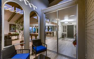 Outdoor seating area