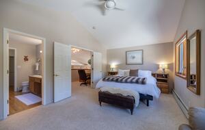Master Bedroom, King bed with mountain views