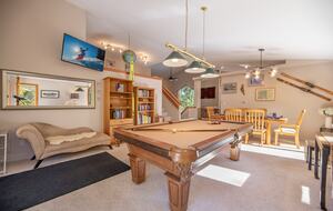 Pool table game room