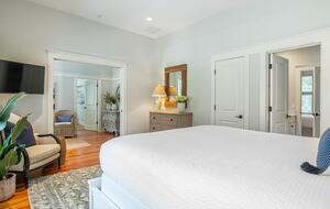 1st Floor Bedroom #3 with Queen Bed & Attached J&J Bath