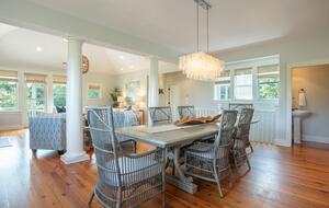 2nd Floor Dining Area. Extra Leaf to extend table to hold 10