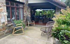 Multiple outside spaces for relaxing