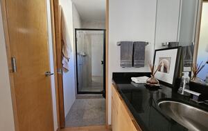 Bedroom 1 bathroom with shower