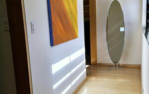 Hallway to bedroom 3 second bathroom