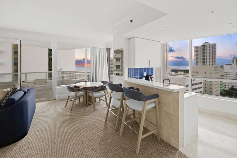 Ocean-View Tresor Tower Suite at Fontainebleau - Miami Beach, Florida