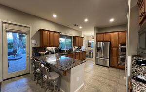 Granite and stainless steel kitchen