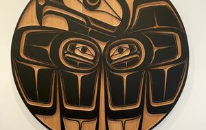 Local First Nation cedar disk