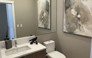 Main floor powder room