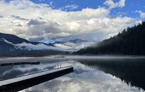 Local lake for swimming and water sports
