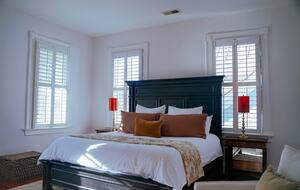 Master Bedroom with Screened Porch off of it