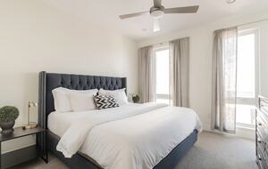 Primary King bedded room has ensuite bath