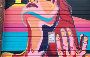 Lower Downtown (LoDo) is known for its wall art - 10 min walk