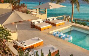 Luxe Caribbean Escape with Rooftop Views & Saltwater Pool - Isla Mujeres, Mexico
