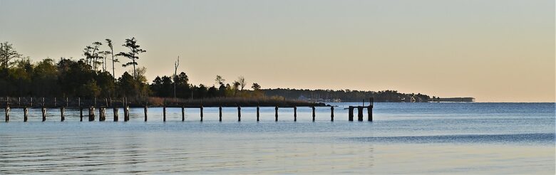 Waterfront Home with Private Beach & Panoramic River Views - Oriental, North Carolina