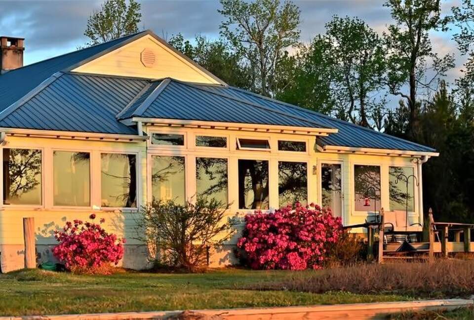 Waterfront Home with Private Beach & Panoramic River Views - Oriental, North Carolina