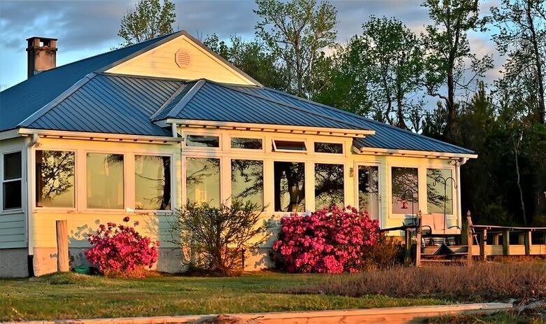 Waterfront Home with Private Beach & Panoramic River Views - Oriental, North Carolina