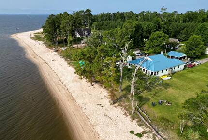 Waterfront Home with Private Beach & Panoramic River Views - Oriental, North Carolina