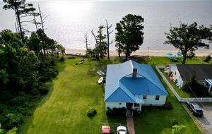 Waterfront Home with Private Beach & Panoramic River Views - Oriental, North Carolina