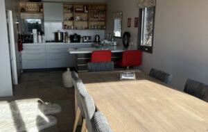 Kitchen and dining area