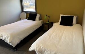 Bedroom on middle level