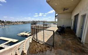 Lower balcony with views