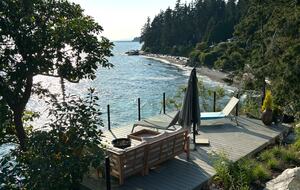 Clifftop sunset deck