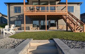 Sunset Lake Escape | Steps from the Beach - New Lisbon, Wisconsin