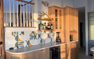 Bar and beverage fridge