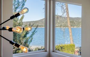 Lake & Mountain Views from the Master Bedroom + Loft