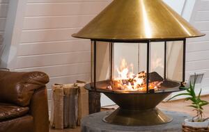 Rare Malm wood burning fireplace/ Additional warmth & appeal